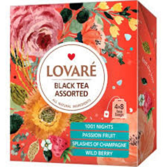 Lovare Black Tea Assorted - ChocolandBoutique