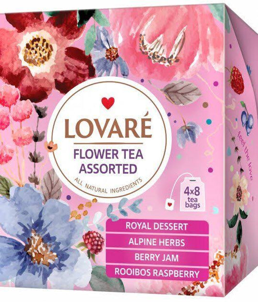 Lovare Flower Tea Assorted - ChocolandBoutique