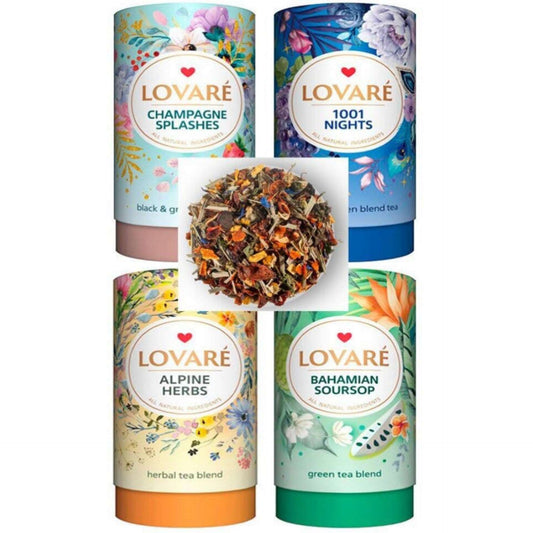 Lovare Tea Tubes Collection - ChocolandBoutique